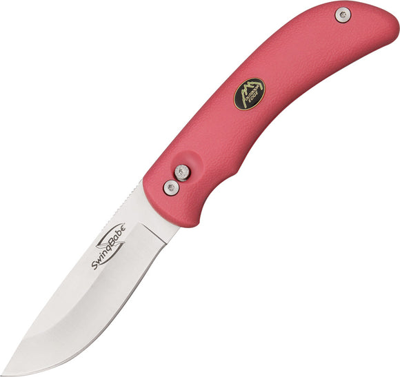 Outdoor Edge Pink SwingBabe Stainless Hunting Game Folding Knife  SP30N