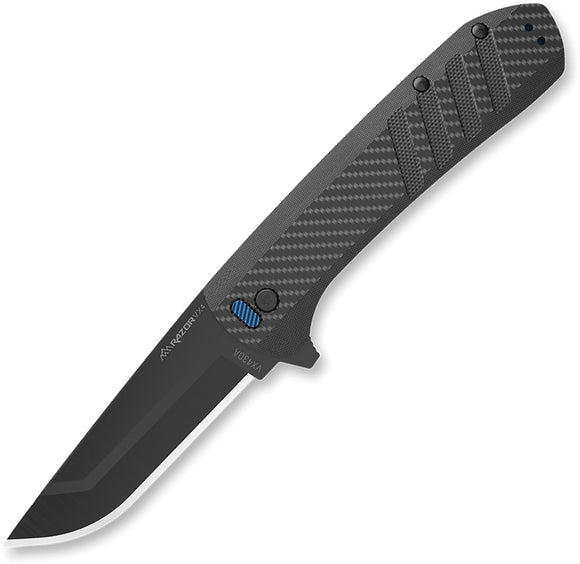 Outdoor Edge Razor VX4 Linerlock A/O Black G10 Folding Pocket Knife VX430A