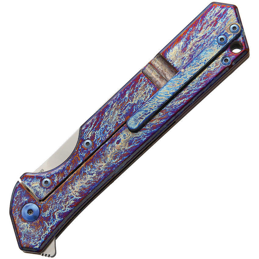 Olamic Cutlery Rainmaker Titanium Folding Drop Point Pocket Knife