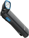 Olight Arkflex Black & Blue Smooth 4.25" Water Resistant Flashlight ARKFLEXBK