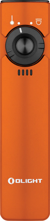 Olight Arkfeld Flat Orange Aluminum Water Resistant Flashlight ARKOGCW