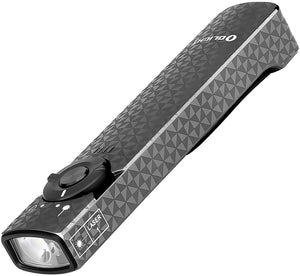 Olight Arkfeld Flat Flashlight Gray Aluminum Water Resistant TARKPWGMGCW