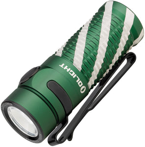 Olight Baton 3 Green & White Aluminum Water Resistant BATON3CMGN