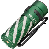 Olight Baton 3 Green & White Aluminum Water Resistant BATON3CMGN