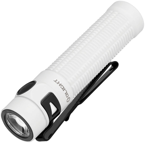 Olight Baton 3 Pro Smooth White Aluminum Water Resistant Flashlight BTN3PROWH