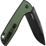 Oknife Freeze 2 Linerlock Green Aluminum Folding 154CM Pocket Knife FREEZE2ODG