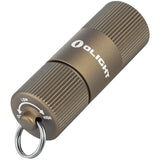 Olight i1R2 EOS Mini Keychain Flashlight Tan Aluminum Water Resistant I1R2DTKIT