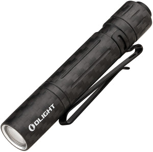 Olight i3T EOS Mini Black Carbon Fiber Water Resistant Flashlight I3TCF