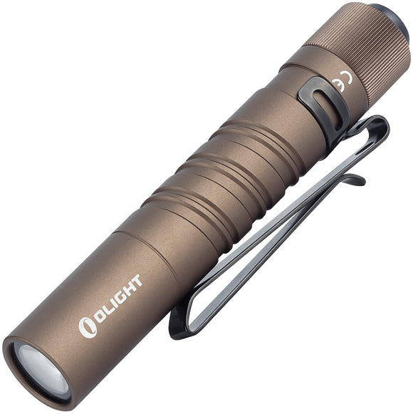Olight i3T EOS Mini Flashlight Tan Aluminum Water Resistant I3TDT1