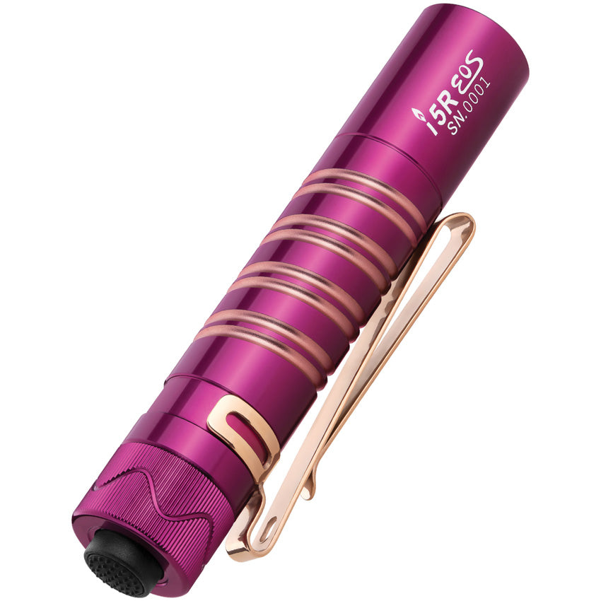 Olight i5T EOS Mini Flashlight Pink Aluminum Water Resistant I5RPM
