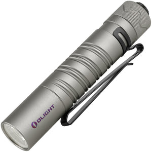 Olight Mini Flashlight i5T EOS EDC Gray Titanium Camping & Hiking Keychain I5RTI