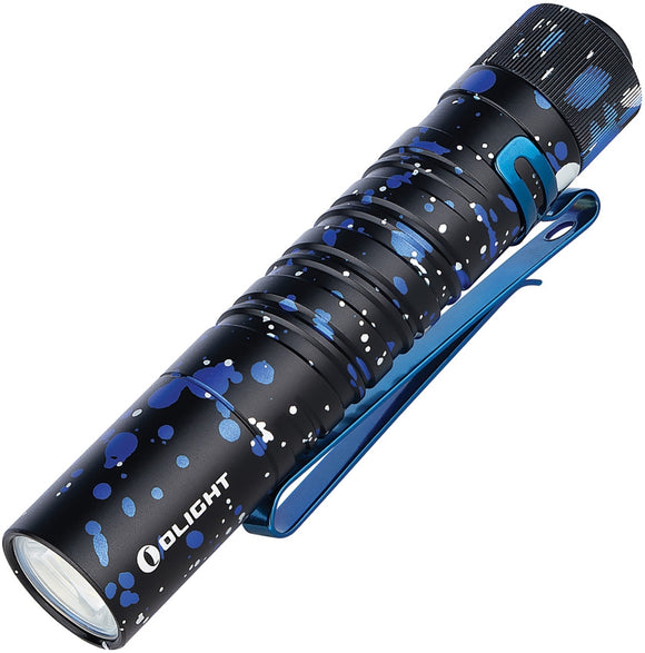 Olight Mini Flashlight i5T EOS EDC Blue/Black Stardust Camping Keychain I5TSD