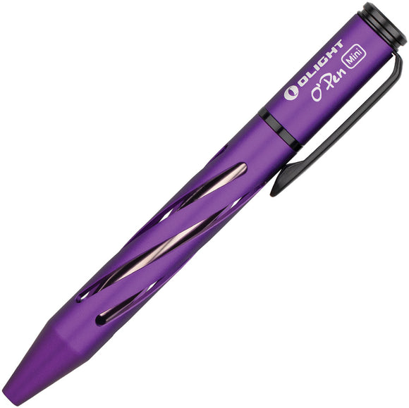 Olight O-Pen Mini Bolt Action Pen Purple 3.63