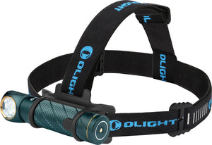 Olight Perun 2 Dream Blue & Black Smooth 4.75" Water Resistant Headlamp PERUN2DB