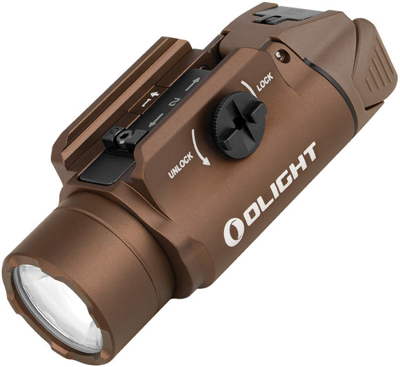 Olight PL-3S Valkyrie Desert Tan Smooth Water Resistant Flashlight PL3SDT