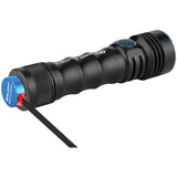 Olight Seeker 3 Flashlight Black & Blue Aluminum Water Resistant LED SKR3BK