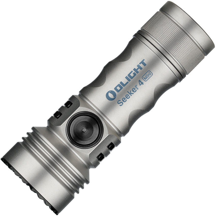 ライト・ランタン Olight Seeker 4 mini Titanium Olight Seeker 4 Mini Grey Titanium Water Resistant Flashlight