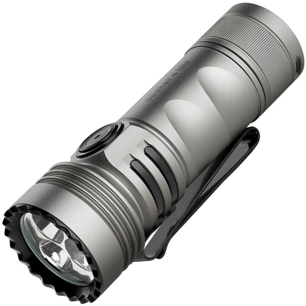 Olight Seeker 4 Mini Grey Titanium Water Resistant Flashlight
