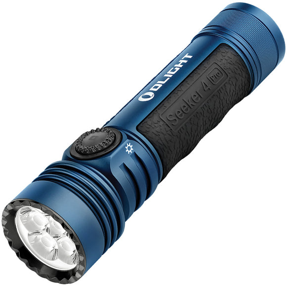 Olight Seeker 4 Pro Midnight Blue Aluminum Water Resistant Flashlight SKR4PROMNBU