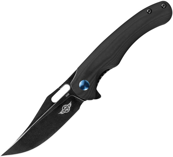 Olight Splint Pocket Knife Linerlock Black G10 Folding N690 Stainless SPLINTBK