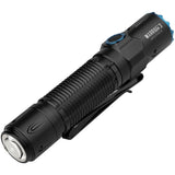 Olight Warrior 3 Tactical Flashlight Black & Blue Aluminum Water Resistant WR3BK