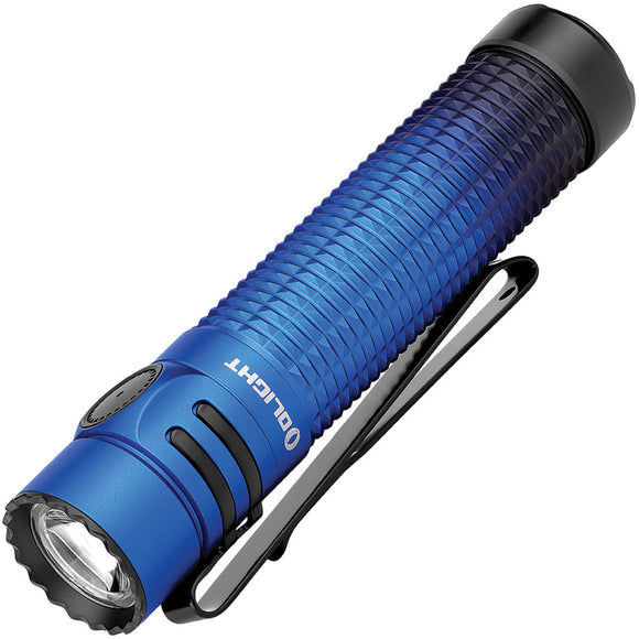 Olight Warrior Mini 3 Blue Aluminum Water Resistant Flashlight WRMINI3MNHZ