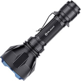 Olight Warrior X Turbo Black Aluminum Water Resistant Flashlight WRXTURBOBK