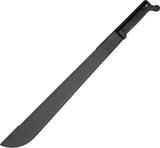 Ontario 18" Sawback Fixed Carbon Steel Blade Black Handle Machete 18S