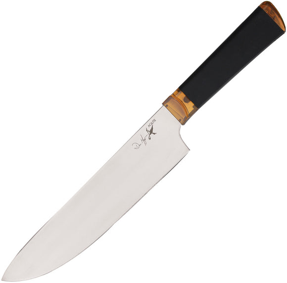 Ontario Agilite Chef's Factory Second Amber Ultem 14C28N Fixed Blade Knife 2520X
