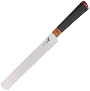 Ontario 15.25" Agilite Stainless Fixed Serrated Blade Ultem Kitchen Bread Knife 2530