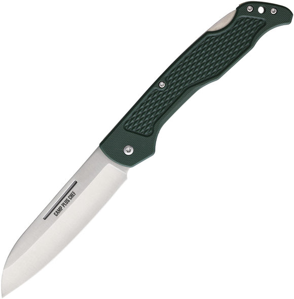 Ontario Camp Plus Chef's Lockback Green G10 Folding Pocket Knife 4300TC