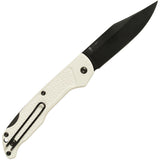 Ontario Camp Plus EDC Lockback White GFN Folding Stainless Pocket Knife 4315WH