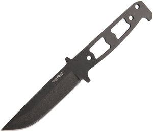 Ontario The Vulpine Blade 10.25" Fixed 5160 Carbon Steel Black Handle Knife 6518