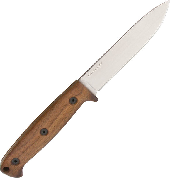 Ontario Bushcraft Field Factory Second Walnut Wood Fixed Blade Knife 6525SEC