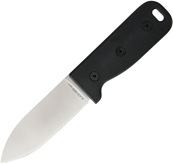 Ontario Black Bird SK-4 Black G10 Handle Stainless Fixed Knife w/ Sheath 7504