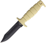 Ontario 10.5" Air Force SP-2 Survival Tan 1095 Carbon Steel Fixed Knife 8305TN