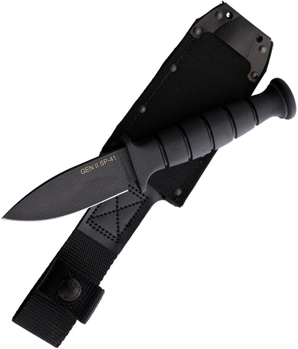 Ontario Spec Plus Generation II Factory Second Black Fixed Blade Knife 8541SEC