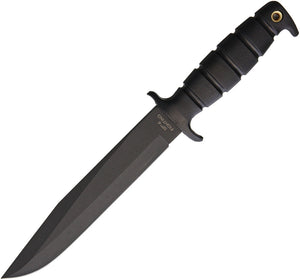 Ontario SP-6 Fighting 13" Fixed 1095HC Steel Black Knife w/ Nylon Sheath 8682