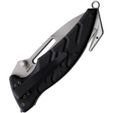 Ontario XR-1 Extreme Rescue Linerlock Black Folding Partially Serrated Knife 8733