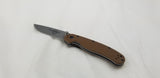 Ontario Rat II Folder Coyote Brown Handle Linerlock AUS-8 Stainless Knife 8860CB