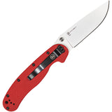 Ontario Rat I Linerlock Red G10 Folding CPM-S35VN Drop Pt Pocket Knife 8864