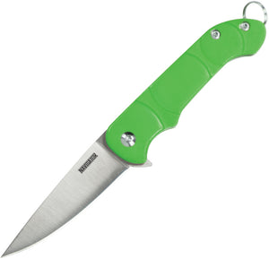 Ontario OKC Navigator Linerlock Green Synthetic Handle Pocket Knife 8900GR