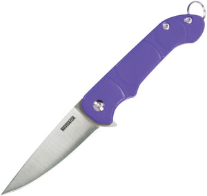 Ontario OKC Navigator Linerlock Purple Synthetic Handle Pocket Knife 8900PUR