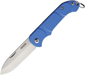 Ontario OKC Traveler Folder Blue Slip Joint Keyring Folding Knife 8901blu
