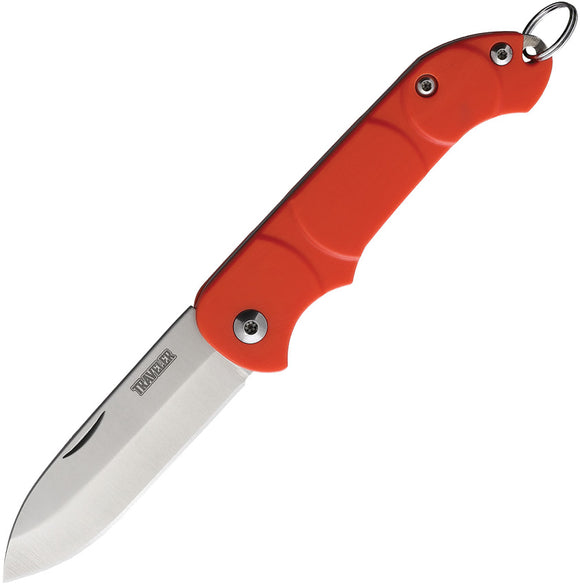 Ontario OKC Traveler Folder Red Slip Joint Keyring Folding Knife 8901red