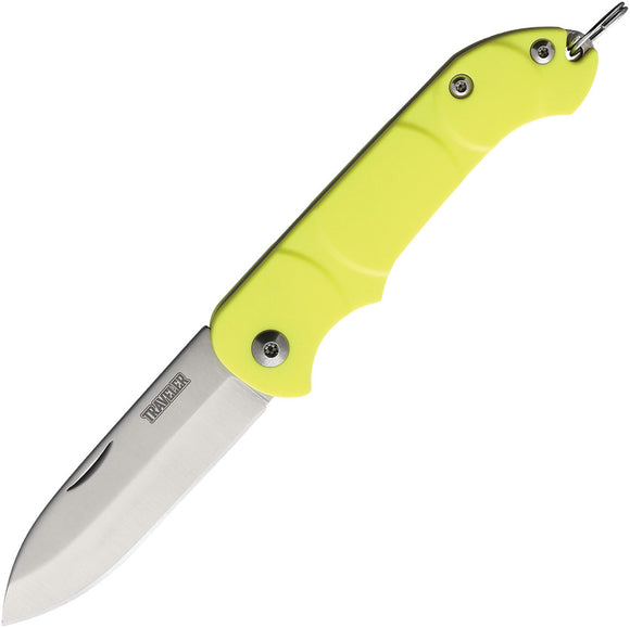 Ontario OKC Traveler Folder Yellow Slip Joint Keyring Folding Knife 8901ylw