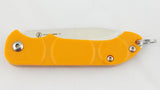 Ontario OKC Traveler Orange Folding Stainless Pocket Knife w/Keyring 8901