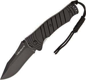 Ontario Joe Pardue Utilitac II Linerlock Stainless Black EDP Folding Knife 8906