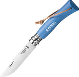 Opinel Trekking Blue No 7 # Wood Stainless Folding Pocket Knife - 1441