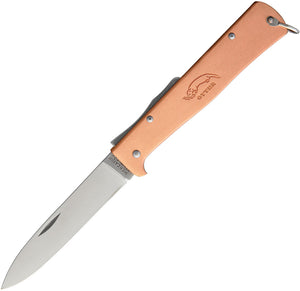 OTTER-Messer Mercator Large Lockback Copper Handle Folding Knife 10636RGR